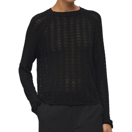 Pull Noir Femme Object Objgry