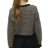 Pull Beige/Noir Femme Vero Moda Madera