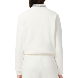 Sweat Blanc Femme Lacoste SF5270