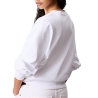Sweat Blanc Femme Calvin Klein Jeans LV047B234G