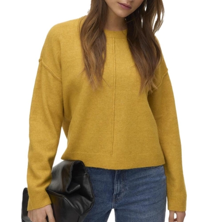 Pull Jaune Moutarde Femme Vero Moda Besti