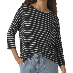 Pull Noir/Blanc Femme Vero Moda Brianna