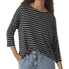 Pull Noir/Blanc Femme Vero Moda Brianna