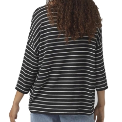 Pull Noir/Blanc Femme Vero Moda Brianna