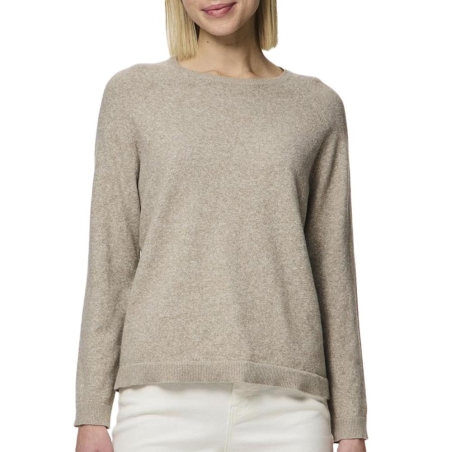 Pull Beige Femme Pieces Bree Knit