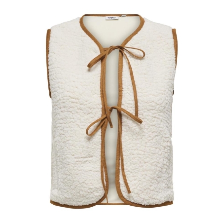 Gilet Beige Femme Only Agate