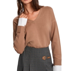 Pull Marron Femme Morgan MPOP