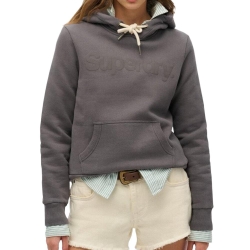 Sweat Gris Femme Superdry Tonal