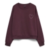 Sweat Bordeaux Femme Vero Moda Vmlotte Trina