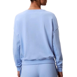 Sweat Bleu Femme Calvin Klein Jeans LV00QS7514