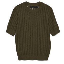 Pull Kaki Foncé Femme Vero Moda Morena