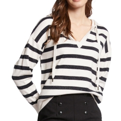 Pull Écru/Marine Femme Morgan Ballo