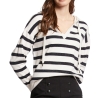 Pull Écru/Marine Femme Morgan Ballo
