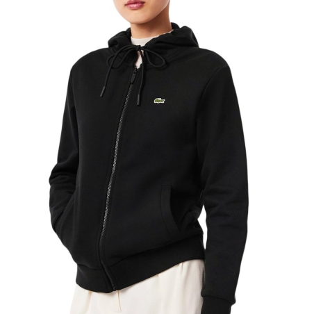 Sweat Noir Femme LacosteSF5256
