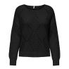 Pull Noir Femme Only Patricia