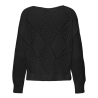 Pull Noir Femme Only Patricia