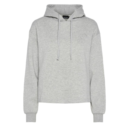Sweat Gris Femme Pieces Chilli
