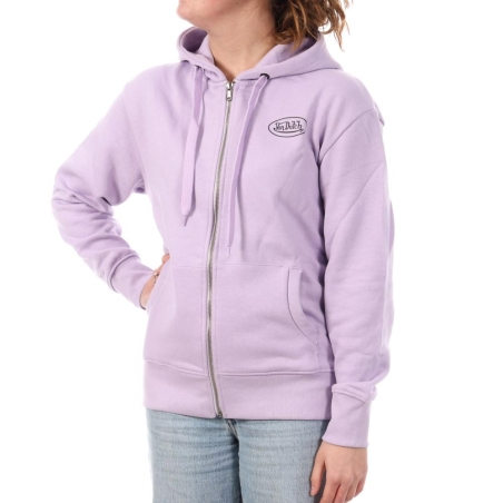 Sweat Zippé Violet Femme Von Dutch SLIGN