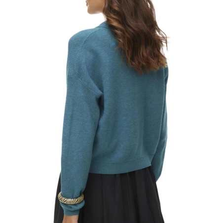 Pull Bleu Femme Vero Moda Exciting