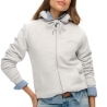 Sweat Zippé Gris Femme Superdry Borg