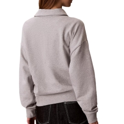 Sweat Gris Femme Calvin Klein Jeans French Terry