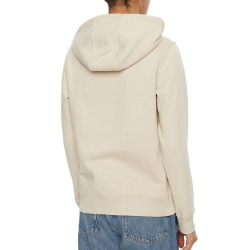 Sweat à Capuche Écru Femme Tommy Hilfiger Flag