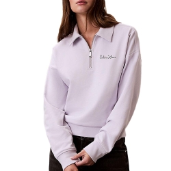Sweat Mauve Femme Calvin Klein Jeans French Terry