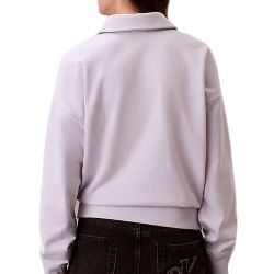 Sweat Mauve Femme Calvin Klein Jeans French Terry