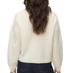 Gilet Ecru Femme Vero Moda Boom Structure