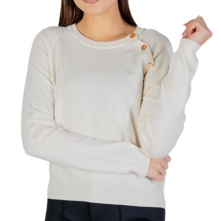 Pull Beige Femme Morgan Boutons