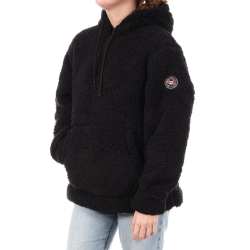 Veste en Sherpa Noir Femme Sherpa Compagnie des Amériques MARGAUX