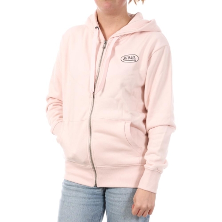 Sweat Zippé Rose Femme Von Dutch SLIGN