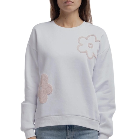 Sweat Blanc Femme Teddy Smith Maeva