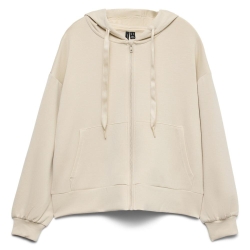 Sweat Zippé Beige Femme Vero Moda Hali