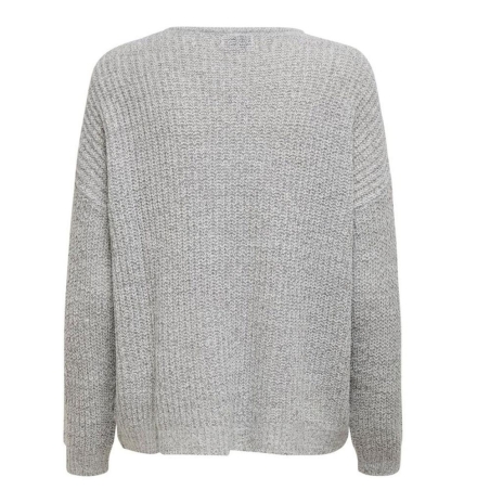 Pull gris chiné femme Jacqueline de Yong MEGAN