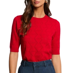 Pull Rouge Femme Morgan MIKA