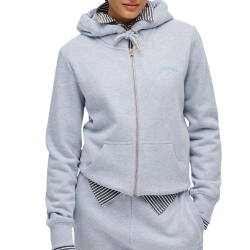 Sweat Zippé Gris Femme Superdry Essential