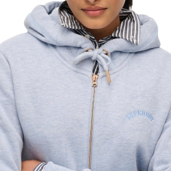 Sweat Zippé Gris Femme Superdry Essential