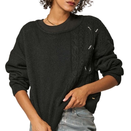 Pull Noir Femme Kaporal MOVE