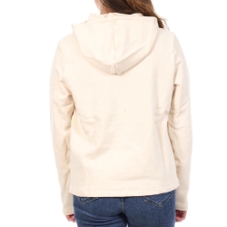 Sweat à Capuche Écru Femme Le Coq Sportif Hoody N°8