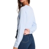 Pull Bleu Femme Morgan Boutons