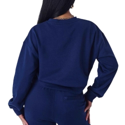Sweat Bleu Nuit Femme Project X Paris F212103
