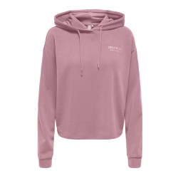 Sweat à Capuche Rose Femme Only Play Life