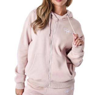 Sweat Zippé Rose Femme Project X Paris Basic Full Logo