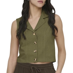 Veste de Tailleur Kaki Femme JDY Milan