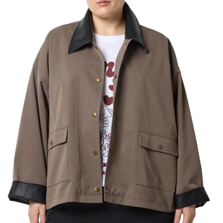 Veste Marron Femme Noisy May Nora Curve