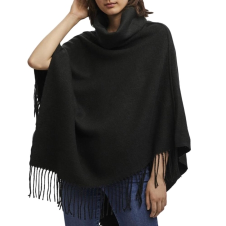 Poncho Noir Femme Vero Moda Kleo