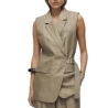 Veste Sans manche Marron Femme Vila Roujuliet Waistcoat