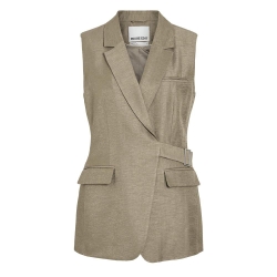Veste Sans manche Marron Femme Vila Roujuliet Waistcoat