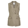 Veste Sans manche Marron Femme Vila Roujuliet Waistcoat